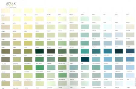 Color Chart For House Paint Interior