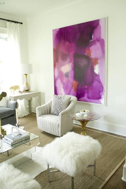 Radiant Orchid Wall art | KitchAnn Style