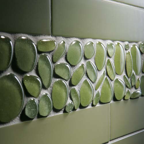 Green agates tile | Kitchann Style