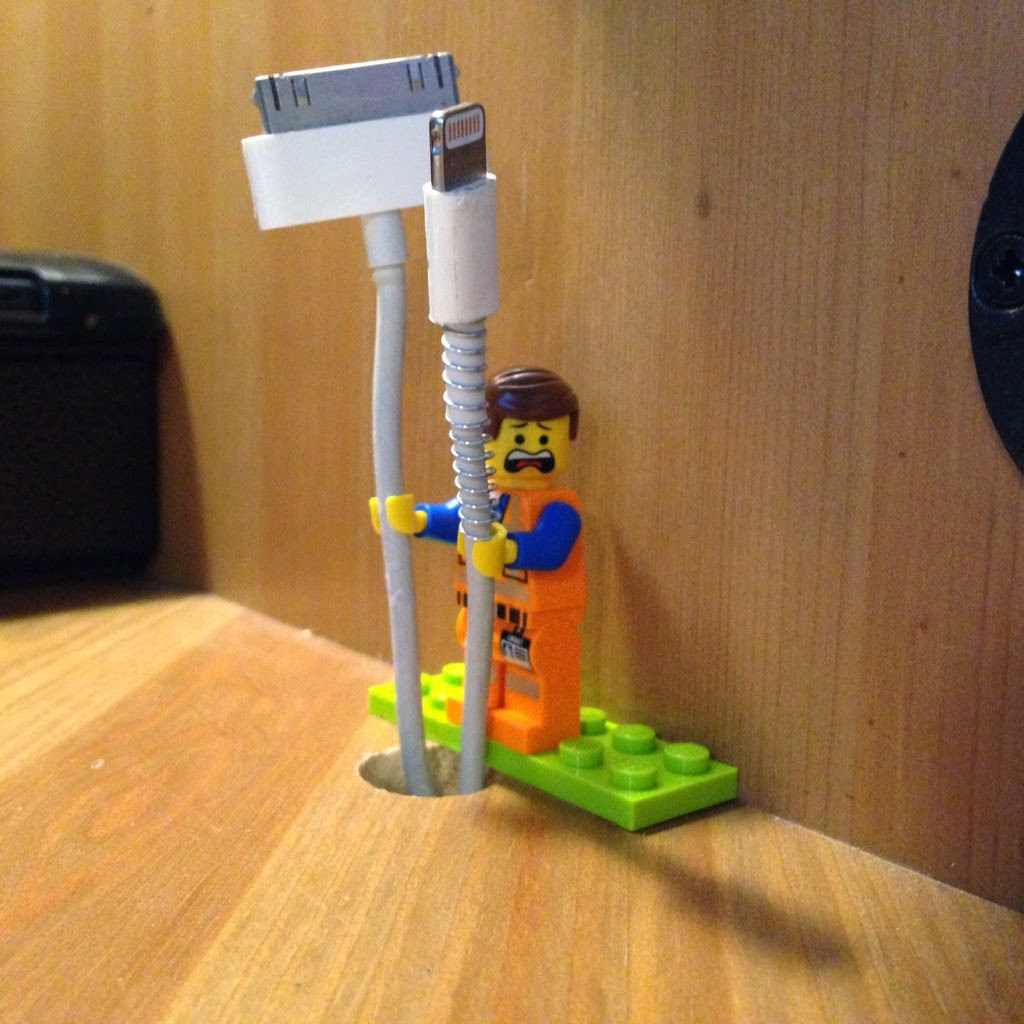 LEGO Phone Cord Holders